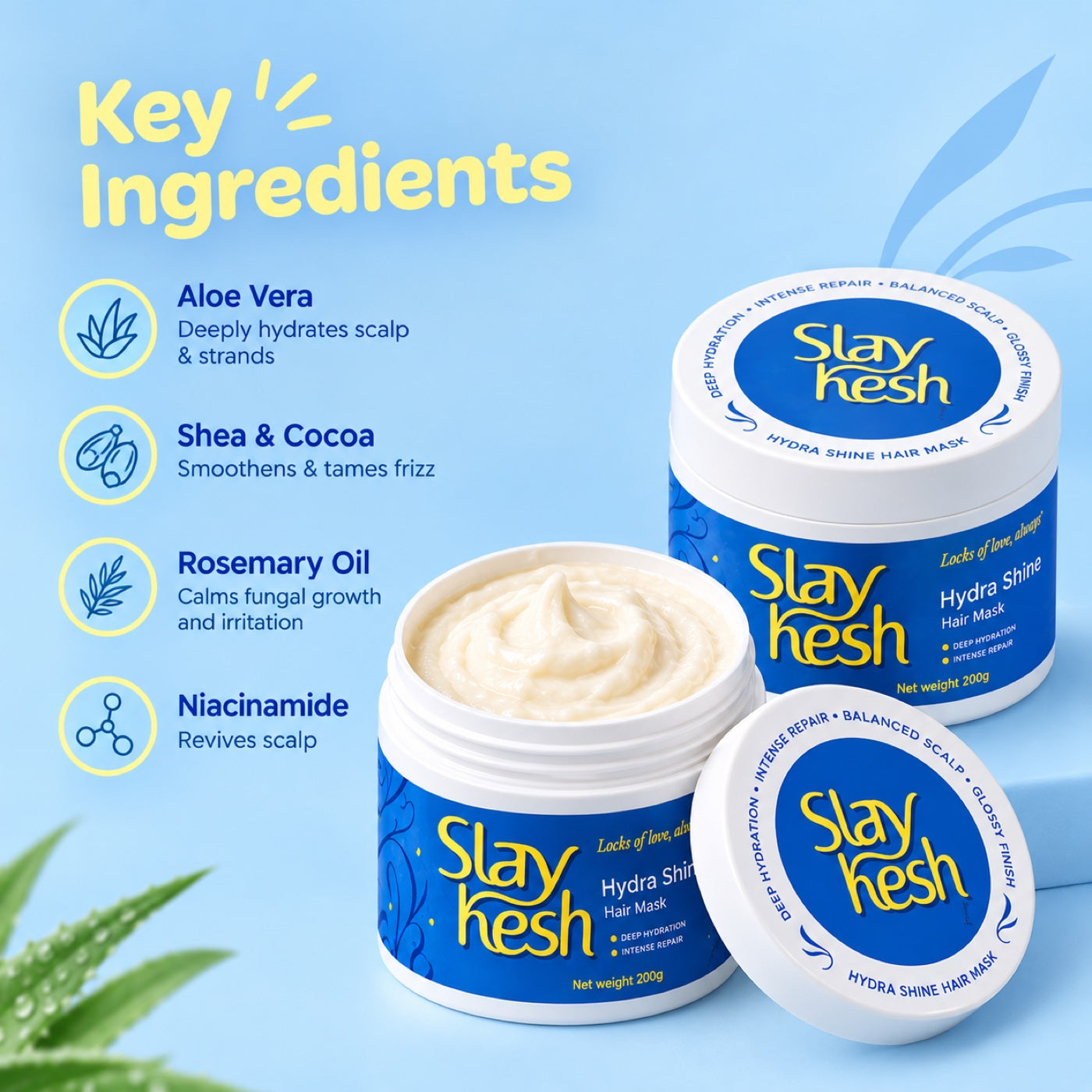 Hydra Shine Hair Mask Duo 5