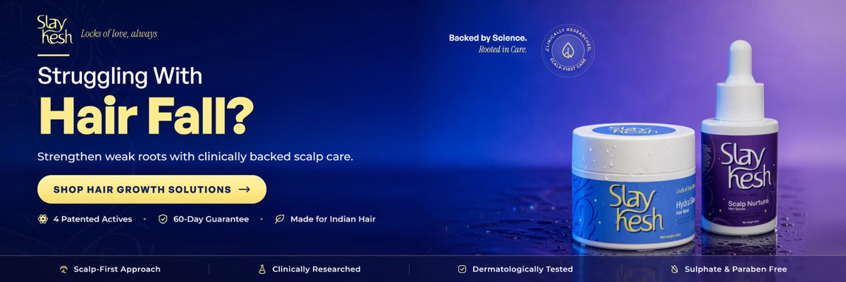 Slaykesh Ayurvedic Hair Care Hero Banner