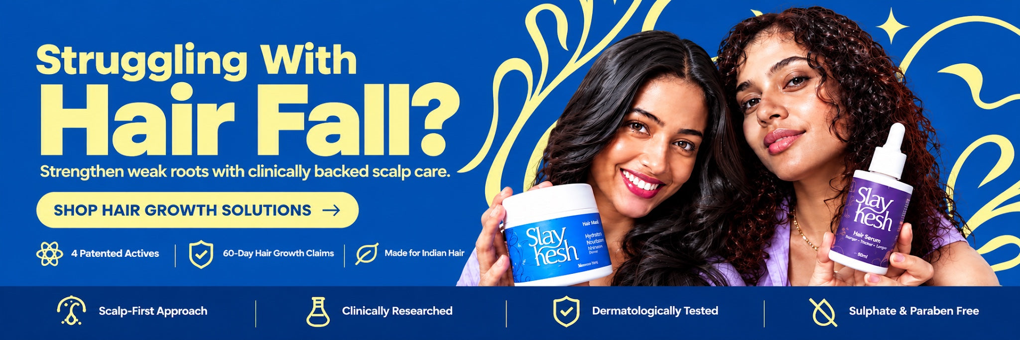 Struggling with hair fall? Strengthen weak roots with clinically backed scalp care