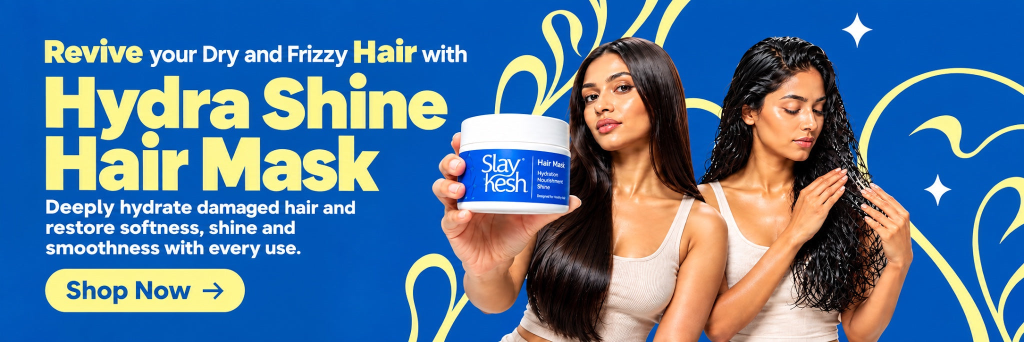 Revive your dry and frizzy hair with Hydra Shine Hair Mask