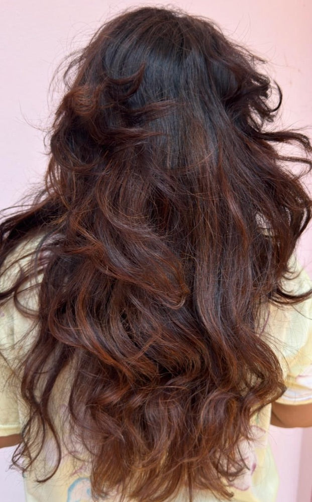 Subhashree hair before